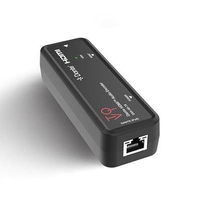 ToVi Dante HDMI Audio Transmitter – 2CH HDMI to Dante Converter, 24-bit, 32–192kHz, AES67, PoE/USB-C Power, Low Latency