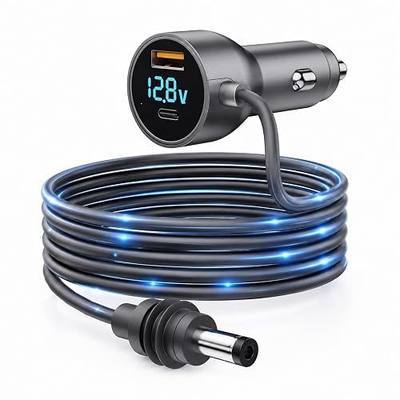 Starlink Mini Car Adapter, Starlink Mini Car Charger, 3-in-1 DC Power Cable with 12V-48V Cigarette Lighter Adapter,PD 30W + USB-A 30W + DC 72W Car Power Supply for Trucks, RVs, Boats(10.1Ft)