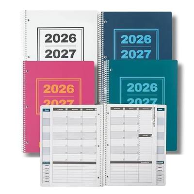 Order Out Of Chaos Academic Planner 2026-2027, Daily Weekly Monthly School Calendar, student planner 2026-2027, 8.5 x 11 Homework Organizer, july 2026-june 2027 Navy Blue School Agenda Book