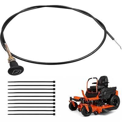 2026 Upgrade 62" Choke Cable Replacement for Bad Boy Mower 054-8017-00, Stens 290-610, Fits MZ Magnum, CZT Elite, Maverick Zero-Turn Mowers – Heavy-Duty Cold Start Engine Pull Push Control Wire