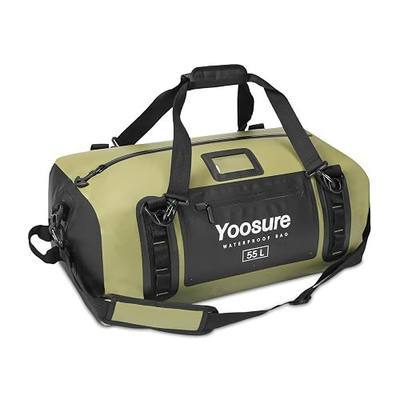 33L/55L/70L Motorcycle Tail Bag Airtight Zipper, Stormproof Waterproof Zipper Bag, Heavy Duty Stackable Rear Rack Luggage for Touring, Jet Ski, SUP, Camping