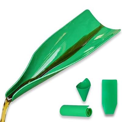 Silicone Form a Funnel, Wide Mouth, Spill-Free Filling, Foldable Flexible Funnel for Oil Change, Universal Flexible Drain Funnel for Automotive Engine Oil, Transmission Fluid, Narrow Space Environment