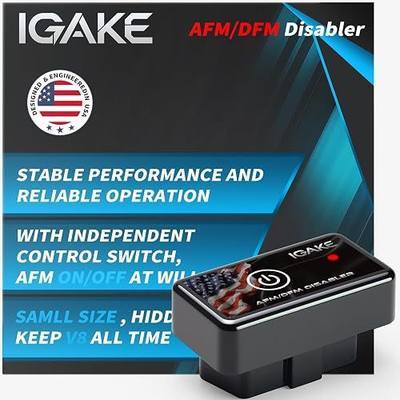 AFM Disabler Active Fuel Management Delete AFM/DFM Disabler 5.3 silverado With ON | OFF Button Compatible with V6 & V8 GM Motors (Chevy GMC Sierra GMC Yukon Cadillac Escalade etc)4.3L 5.3L 6.0L 6.2L