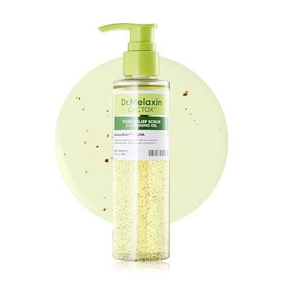 Dr.Melaxin CACTOX Pore Relief Scrub Cleansing Oil with Cactox Elixir & LHA, Blackhead Control & Pore Refining Cleanser for Sebum & Impurities, Prickly Pear Seed Oil, 4.73 fl.oz