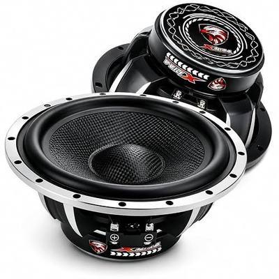 6.5 Inch Car Speakers, 1000W Peak 4 Ohm 6.5 Speakers, Midrange Mid-Bass Door Speakers with Glass Fiber Composite Cone, Rubber Surround and Aluminum Basket for Car Audio, 2 Pack