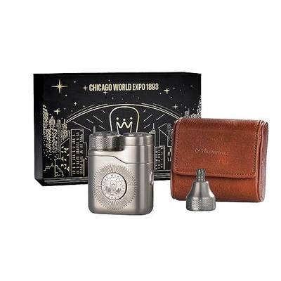 Westinghouse Men's Portable Rotary Electric Shaver, Silver | Magnetic Floating Heads with Nose Hair Trimmer, IPX7 Waterproof USB-C Rechargeable, 90 Mins Runtime Wet Dry Shaving, Silver