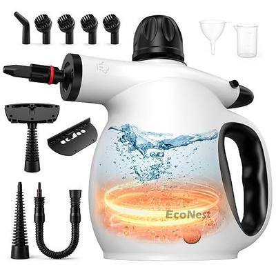 Handheld Steam Cleaner, Large Tank & 11PCS Accessories Powerful Steam Cleaner with Safety Lock for Cleaning Car, Furniture, Floor, Kitchen, Windows and more