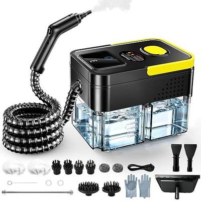 Steam Cleaner,1.9Qt Pressurized Portable Handheld Steamer for Home Cleaning | 3 Adjustable Steam Levels & Dual Switch, 15s Heat-Up, 221°F Steam,18 Accessories for Tile, Grout, Grease, Dirt, Car, sofa