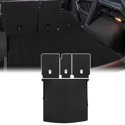 Cargo Liners Backrest Mat for VW Volkswagen Tiguan Accessories 2018-2024 with Hook&Loop Rear Trunk Mat Rear Seat Back Cover Protector All Weather Anti-Slip Split Dog Liner