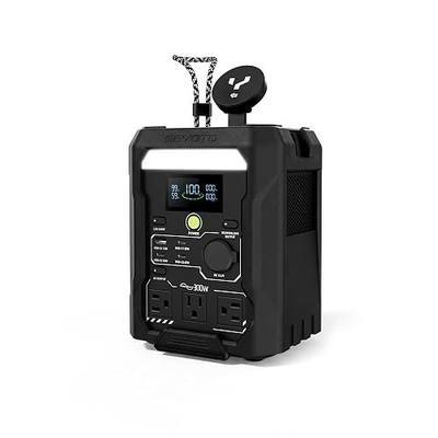 N300 Portable Power Station, 256Wh LifePO4 Battery,300W AC Outlets (500W P-Boost), 25W Wireless Charging, <10ms UPS Solar Generator for Camping Travel