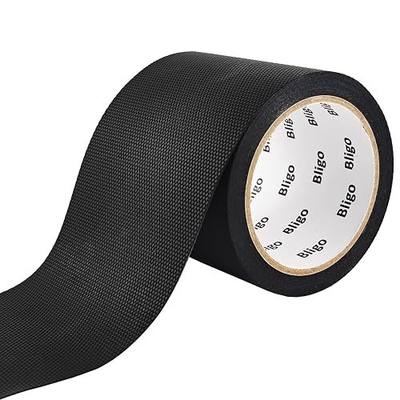 Rubber Grip Tape, 4" x16.5Ft, Anti-Slip, Comfortable Grip, Durable | Waterproof Heat Resistant Non-Abrasive Cushion Tape for Handles, Handlebars, Sports Equipment, DIY Tools