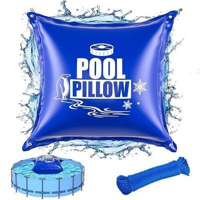 Pool Pillows for Above Ground Pools, 6 ft Cold-Resistant Pool Cover Air Pillow for Winterizing, Heavy Duty PVC Pool Closing Kit with Securing Rope
