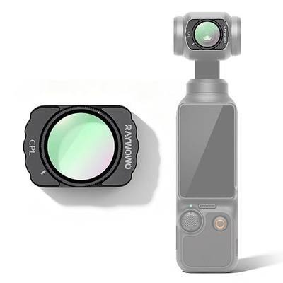 Magnetic CPL Lens Filter for DJI Osmo Pocket 3 | HD optical glass cuts glare and reflections while improving color and contrast; magnetic design enables quick installation.