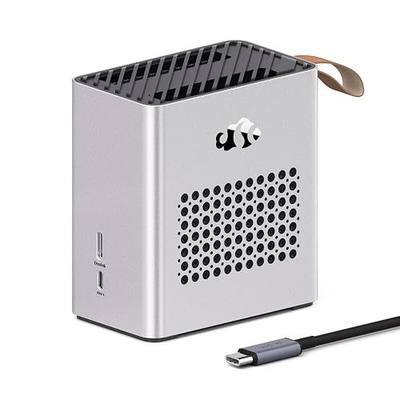 Nimo eGPU Docking Station, AMD Radeon RX 7600M XT 8GB GDDR6 (120W), 80Gbps USB4 & OCuLink, 65W PD, 8K HDMI 2.1 DP 2.0, Portable External Graphics Enclosure for Laptop, Mini PC, Handheld Gaming