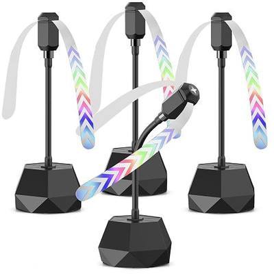 Fly Fans for Tables, Fly Repellent Fan with Adjustable Directional (360°) – Quiet Bug Fans with Soft Blades, Picnic Food Fans to Keep Flies Away, Powered by 2AA Batteries (Not Include)