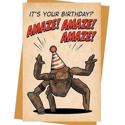 For Friends, Family & Coworkers Project Hail Mary Merch Amaze Birthday Card - Funny Multi-Personality Greeting Gift