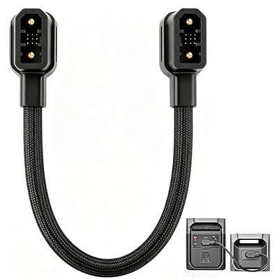 Extra Battery Connection Cable Compatible with EcoFlow Delta Max, Delta 2, Delta 3 (Plus/1500) & Wave 2/3 -Generator Power Cord, 20 Inchs (Not Fit Delta Pro/Pro 3/Ultra/3 Max)