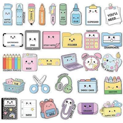 MALLMALL6 32Pcs You'll Need Management Magnets for Classroom Whiteboard, Back to School Gifts for Students Kids, Teacher Must Haves Colored Magnetic Stickers Elementary Teaching Tool Supplies