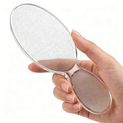 Nano Glass Callus Remover, 8-Shaped Foot File Pedicure Tool, Professional Wet Dry Dead Skin Scrubber for Cracked Heels and Rough Feet Care