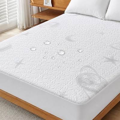 Twin Mattress Protector Waterproof 39x75 Inch, Deep Pocket 15”, Noiseless Breathable Soft Bed Cover, Washable Mattress Cover for Kids, Pets & Bedwetting Protection