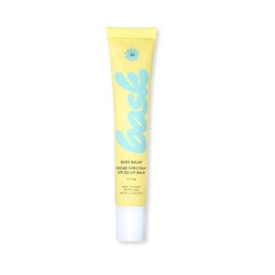 Bask Balm SPF 30 Vanilla Lip Balm – Conditioning Lip Mask and Lip Balm for Instant Moisture, Shine and Hydration – Broad Spectrum UVA/UVB Protection, Dermatologist Recommended, 0.5 oz