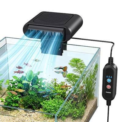 PAIZOO Aquarium Chiller Fan, Quiet Fish Tank Cooling Fan with 3 Speed Modes | Cooling 3-7℉, 24dB Ultra-Quiet, Suitable For Small Desktop Fish Tanks, Axolotl, Goldfish, Clownfish Tanks, USB Power Supply