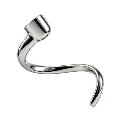 Stainless Steel Spiral Dough Hook Fits KitchenAid 4.5-5 Qt Tilt Head | Dishwasher safe rustproof; Food-grade heavy duty metal; Fast efficient kneading; Bread pizza pasta cookies
