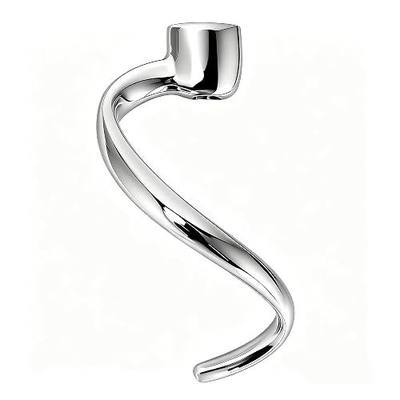 Stainless Steel Spiral Dough Hook for Kitchenaid 4.5/5 Qt Stand Mixer, Fit for Classic, Artisan, Artisan Plus, Full Body 18/8 Stainless Steel, Polishing Surface Dishwasher Safe