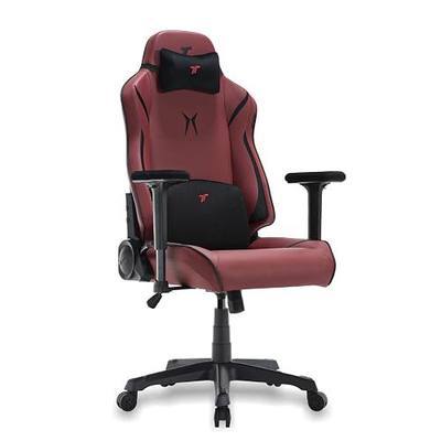 TTRACING Ergonomic Gaming Chair with 22-Inch Extra Wide Seat | Premium cold-molded foam desk seating for home office setup. Features 135° recline and heavy-duty frame Red