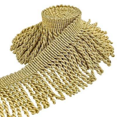 6 Yard 3 Inch Curtain Fringes Bullion Fringe Trim | for Embellishments Fabric Trims Sewing DIY Decoration for Curtain Sofa Clothes