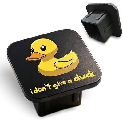 Trailer Hitch Cover I Don't Give a Duck Square 2 Inch Receiver Tube Plug Cover Compatible with Most Models Hitch Receivers Plug Fits Most Cars
