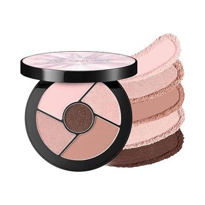 JUNG SAEM MOOL Artist Eye Palette Core, 5-Color Eyeshadow Palette with Matte, Shimmer & Glitter Shades, Blendable Korean Eye Makeup for Natural to Dimensional Looks - Red Brown