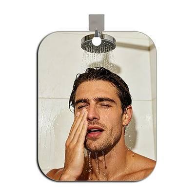 Shower Mirror Fogless for Shaving, Shatterproof Anti Fog Shaving Mirror,Suitable for Travel, Easy to Carry, 7.15x5.15 Inch