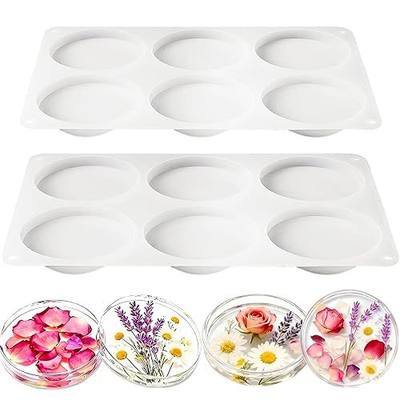 12-Cavity Resin Coaster Molds,4 Inches Coaster Silicone Molds for Resin | Round Coaster Molds for Epoxy Resin, Silicone Coaster Molds for Flower Bouquet Preservation, Cups Mats, DIY Craft Gifts