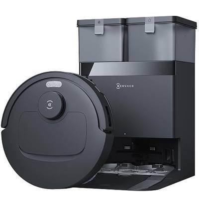 ECOVACS DEEBOT T30e Omni Robot Vacuum and Mop, 25,000Pa Strong Suction, ZeroTangle 3.0 Anti-Tangle for Pet Hair, Self-Empty & Hot Air Drying, Auto Mop Lift, Smart Mapping, for Carpet & Hard Floor