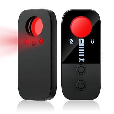 Hidden Cameras Detectors, RF Signal Detector Privacy Pen, Camera Finder Bug Scanner with 5 Sensitivity Levels, GPS Tracker for Travel Hotel Office