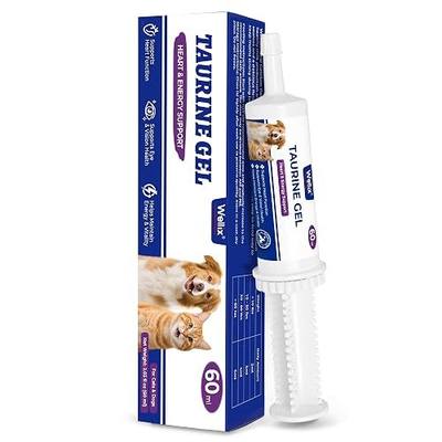 Wellix Taurine for Cats & Dogs with Cat Vitamins for Immune Support 2oz | Easy-to-Administer Gel Taurine Oral Paste – Heart Health, Vision Support & Allergy Relief for Cats of All Life Stages