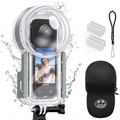 Sea frogs Underwater Waterproof Case for Insta360 X5 Camera, Supports Underwater Shooting at 50m/164ft, Waterproof housing Case for Insta360 X5, Dive case, Suitable for Diving, Surfing, and Swimming