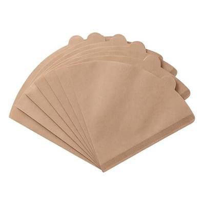 FIXBODY Cone Coffee Filters Size 02, 100 Count 1-4Cups Unbleached V02 Disposable Coffee Filter Paper, Compatible with Conial Shaped Pour Over Coffee Dripper and Drip Coffee Maker