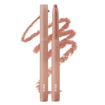 BBIA Nudy Lip Pencil - Natural Overlining & Contouring Lip Liner, Long-Lasting Smooth Velvet Finish, Multi-Use for Lip Base and Shaping, K-Beauty Precision Lip Definer Korean Makeup (02 NUDY SALMON)