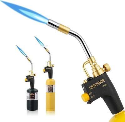 High Intensity Propane Torch Head Fuel by Propane, MAPP, Turbo Gas Torch Kit, Welding Torch, Trigger Start Mapp Gas Torch Kit with Igniter,Propane Torch,Blow Torch(Fuel Not Included)
