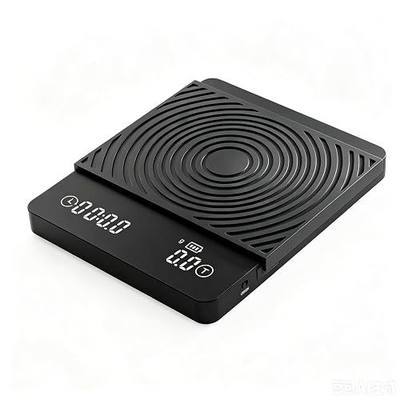 Smart Espresso Coffee Scale with Timer, 0.1g Accuracy, Flow Rate & Ratio | VIEYKEA Espresso Scale, Rechargeable Digital Pour Over Coffee Scale, G/oz/ml Unit, Auto Mode for Kitchen Home Office Travel