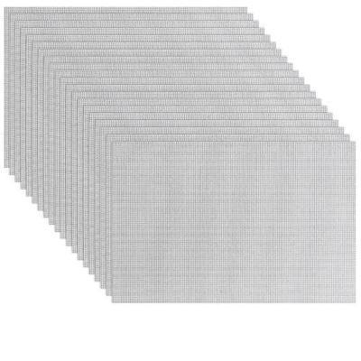 Drainage Mesh for Plant Pots Bonsai Mesh Screen Liner 20 Pcs 8 x 12 inches | Plastic Pot Mesh Drainage Screen, Flower Pot Hole Mesh Cover Pad Nursery Planter Bottom Insert for Succulent Plant Terrarium
