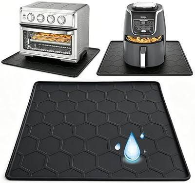 Silicone Heat Resistant Mat For Ninja Air Fryer,17.7''x16.7''x0.39''Silicone Mats for Ninja Air Fryers Bottom Silicone Air Fryer Accessories Countertop Protector Mat Reusable