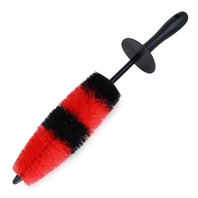 Conliwell Wheel Brush Soft Bristle Car Tire Detail Cleaning Tool,Tire Brush Suitable for Exhaust Ports, Engines, Behicles, Motorcycles,Cars, Trucks, SUVs, and RVs