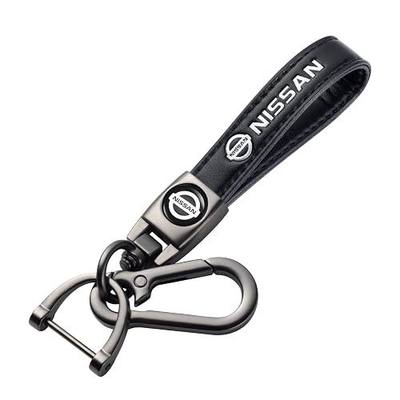 Leather Car Keychain Keyring for Baseball Fans, Car Key Fob Holder Keychain Lanyard for Baseball Fans