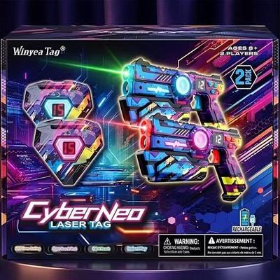 Rechargeable Laser Tag Set of 2, Gifts for 8 9 10 11 12 13 Year Old Boy Birthday, Lazer Tag Gun with Vest, Outdoor Family Games for Kids & Adults, Boy Toys Age 8-10, Teen Boy Gril 8-12 Years Gift