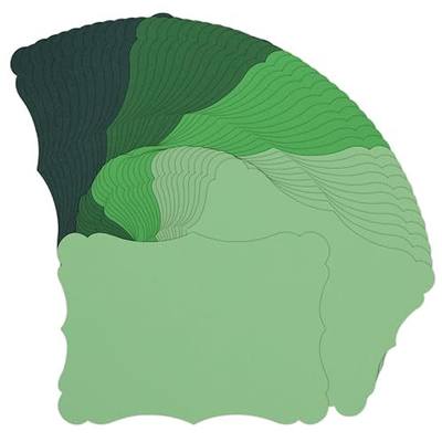 60 Sheets Colored Cardstock 5x7 Green Cardstock Paper Blank Cards | 250 GSM/92 LB Colored Cardstock Paper for Wedding Invitation, Seating Charts Party Supplies & DIY Craft Projects