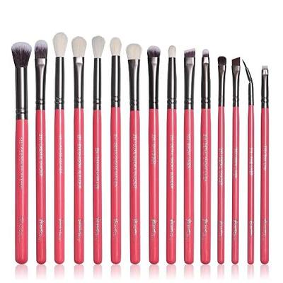 Bueart Design 15Pcs Professional Eyeshadow Makeup Brushes Set | Ultra-soft Synthetic Bristles,Labeled Wood Handle for Eyeshadow Concealer Eyebrow Smudger Blending Shading Eye Liner