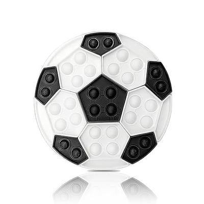 Push Bubble Fidget Toy,Kids Toddler Sports Soccer Sensory Squeeze Toys | Popper Game Silicone Stuff for Stress Anxiety Relief,Travel Car Fidgets Classroom Birthday Gifts for Boys Girls